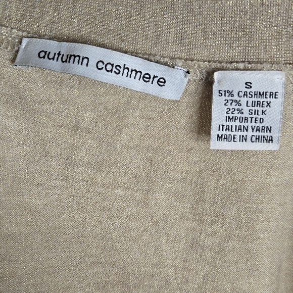 Autumn Cashmere Metallic Cardigan Sweater - Picture 6 of 7